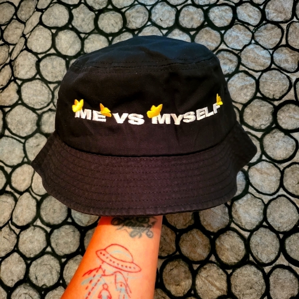 A Booogie Wit A Hoodie Bucket Hat, "Me vs. Myself" merch